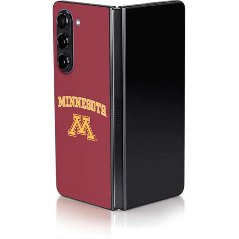 University of Minnesota Collegiate Text Galaxy Z Fold5 5G Skin